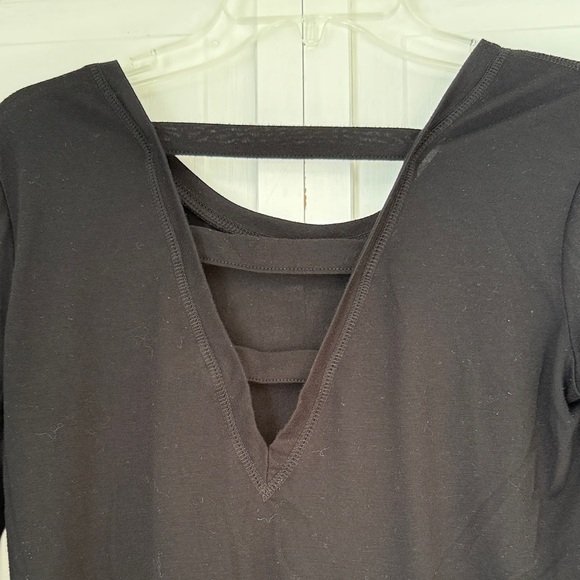 Athleta Black Long Sleeve Women's Top - Picture 3 of 5